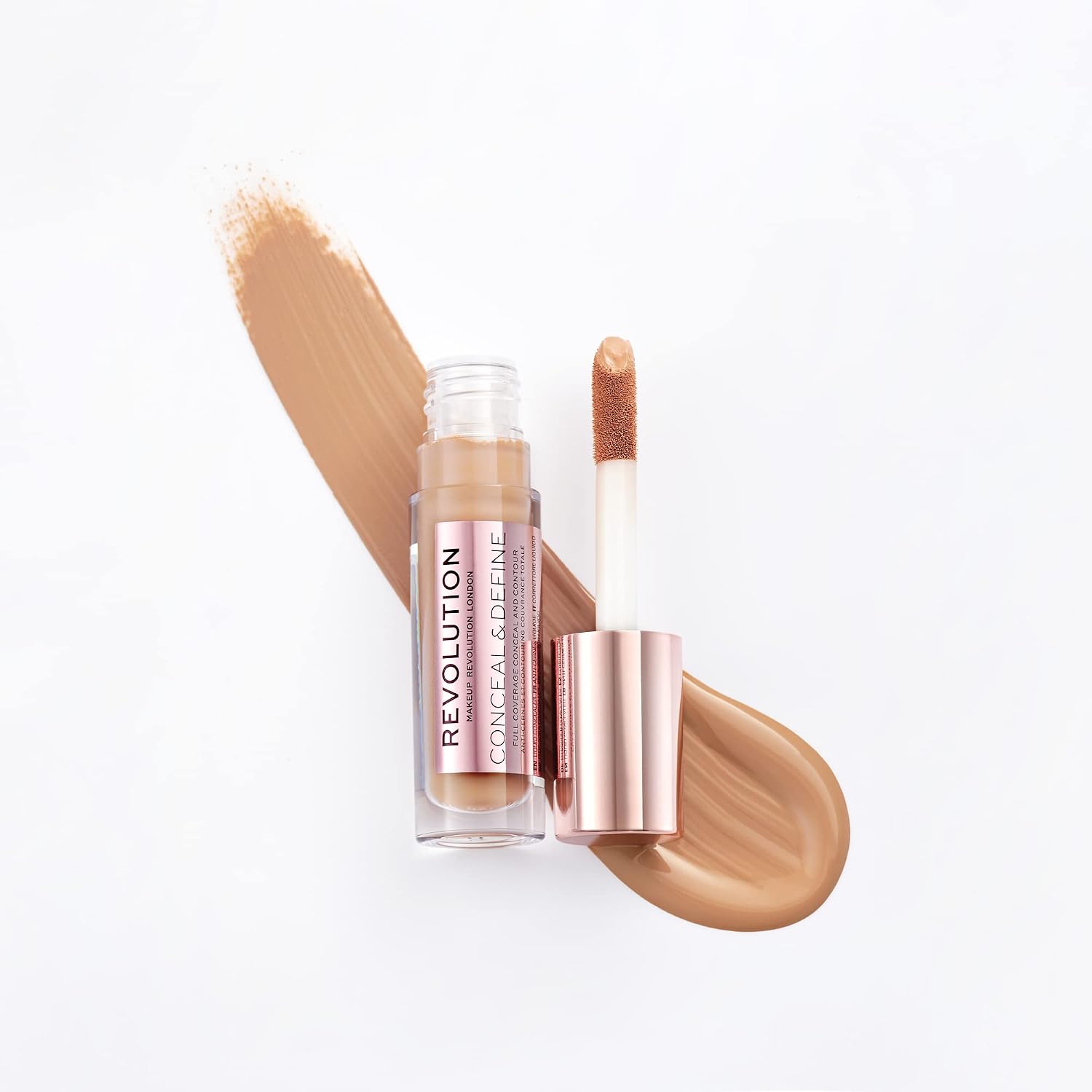 Detalle de Revolution Beauty Conceal & Define Concealer C12, 4 g – matt full täckning