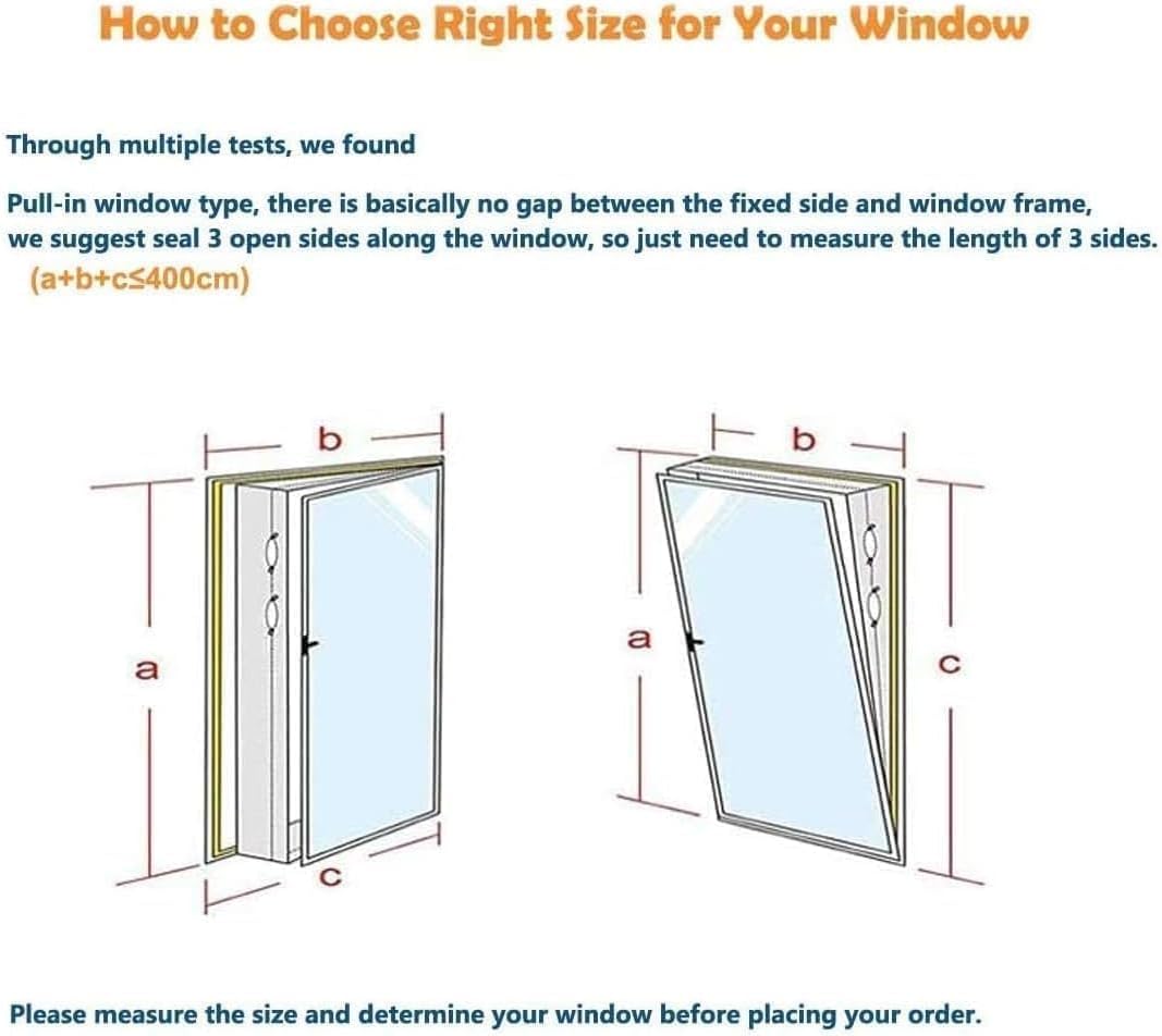 Thumbnail 6 de Air Conditioner Window Kit 600cm/236Inch: Durable, Weatherproof Sealing for Portable AC Units