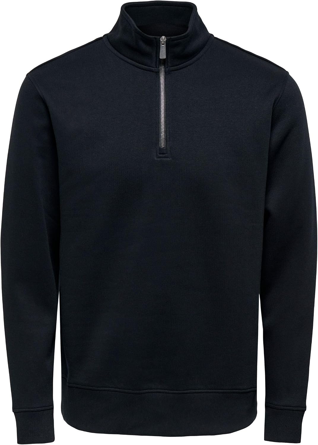 Detalle de ONLY&SONS Onsceres Life Half Zip Sweat da uomo in felpa mezza zip