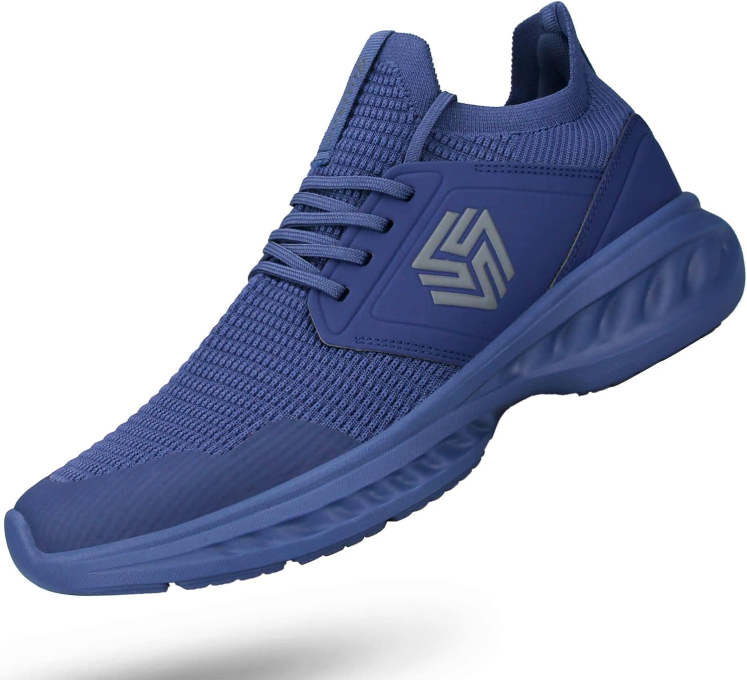 Detalle 2 de Giniros Mens Slip-On Walking Shoes Non-Slip Breathable Lightweight Sneakers