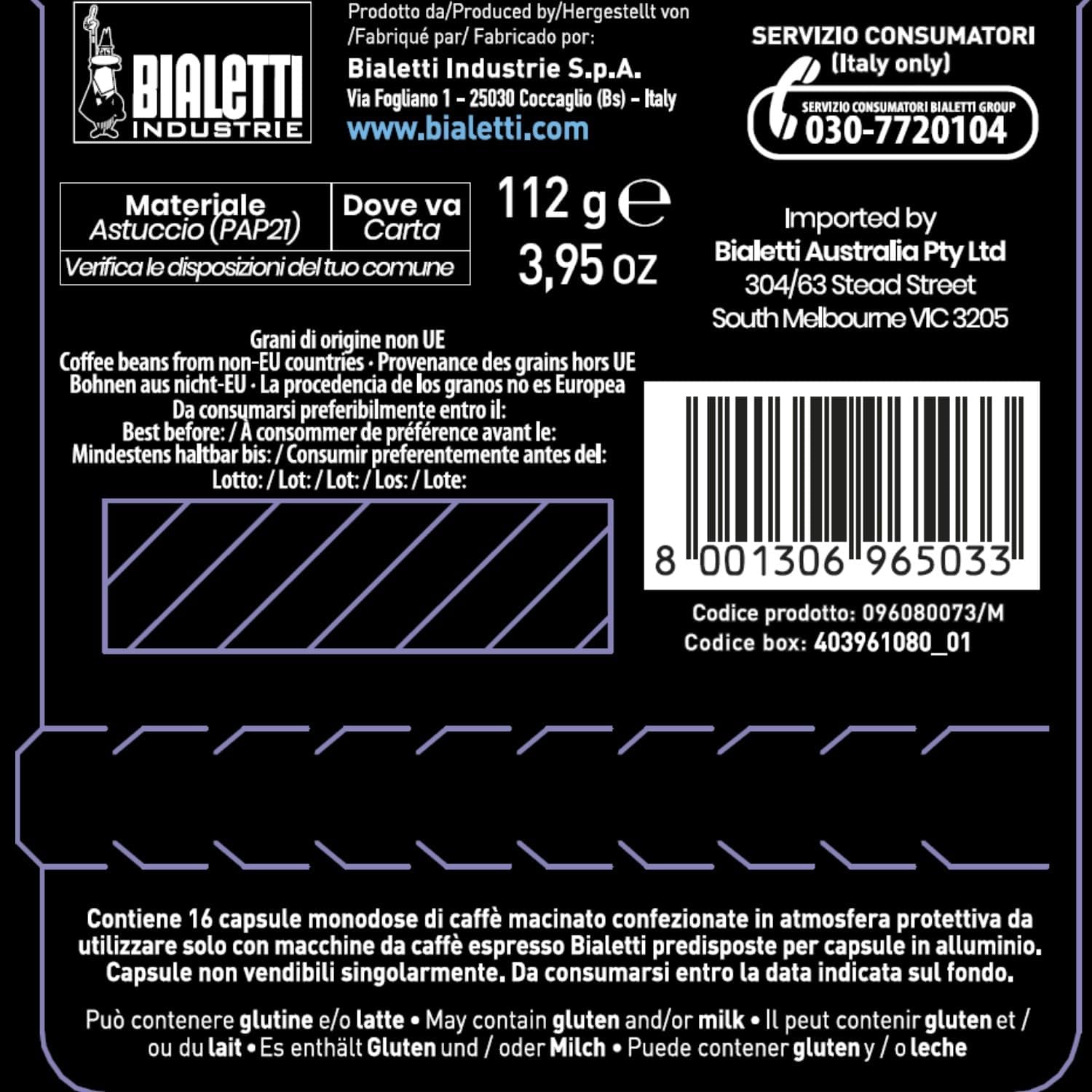 Thumbnail 1 de Bialetti Caffè d'Italia Napoli Intensità 10 – Box 48 Capsule, Alluminio, Compatibili con Macchine Bialetti