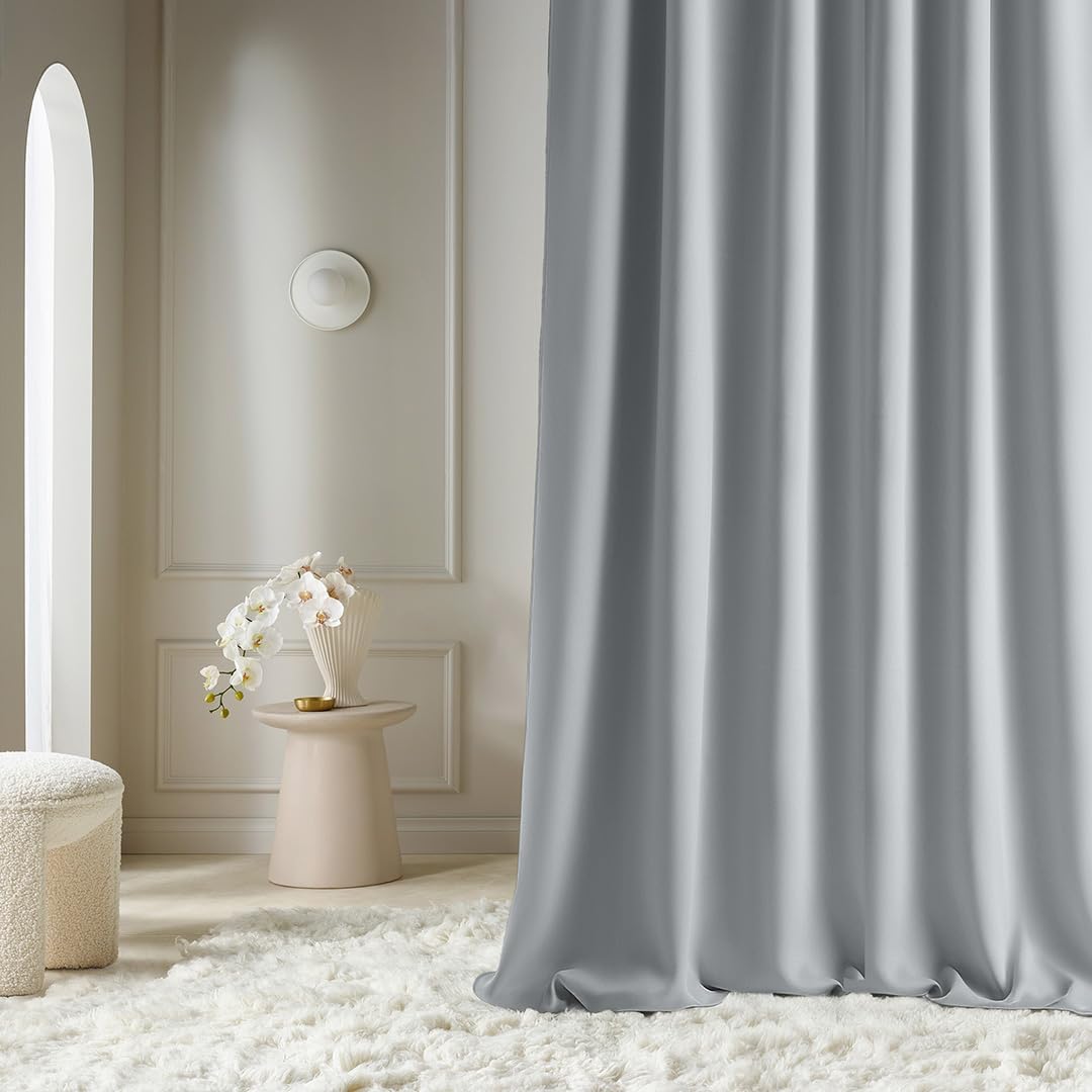 Thumbnail 4 de ROOM99 Aura – czarna zasłona zaciemniająca 140 × 300 cm z taśmą marszczącą