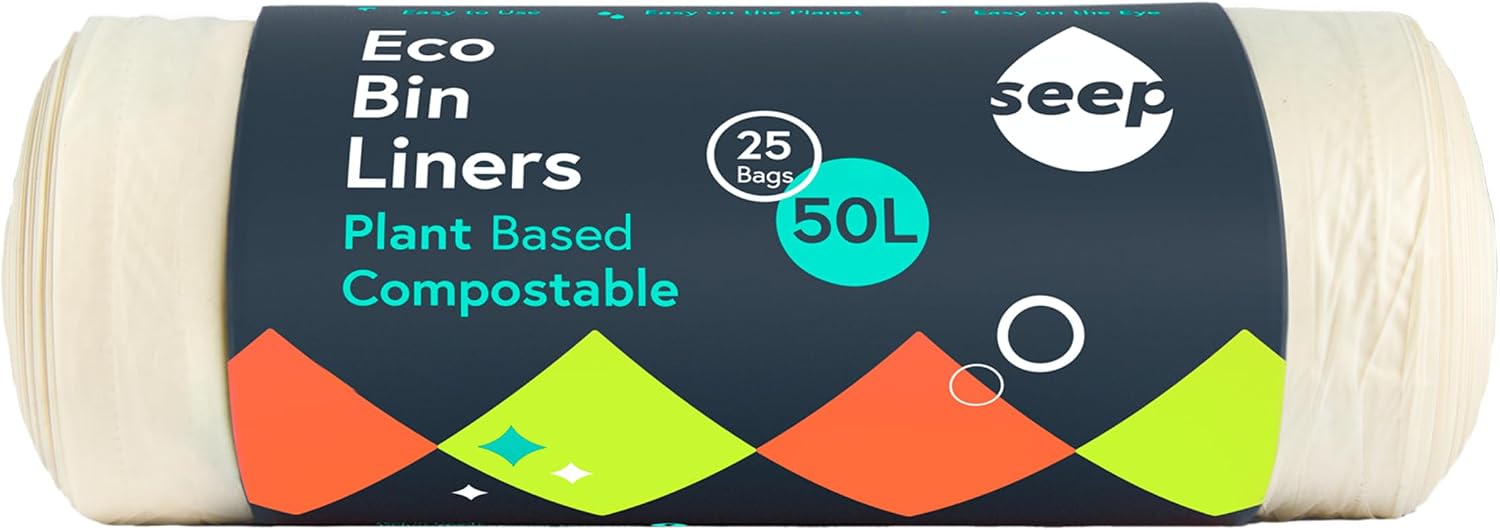 Seep Compostable 50 Litre Bin Bags