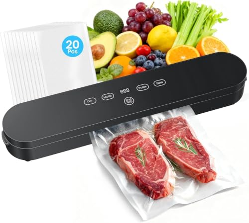 Detalle de LSA Apparel Vacuum Sealer for Food, 4-in-1 Food Sealer Machine with Digital Timer