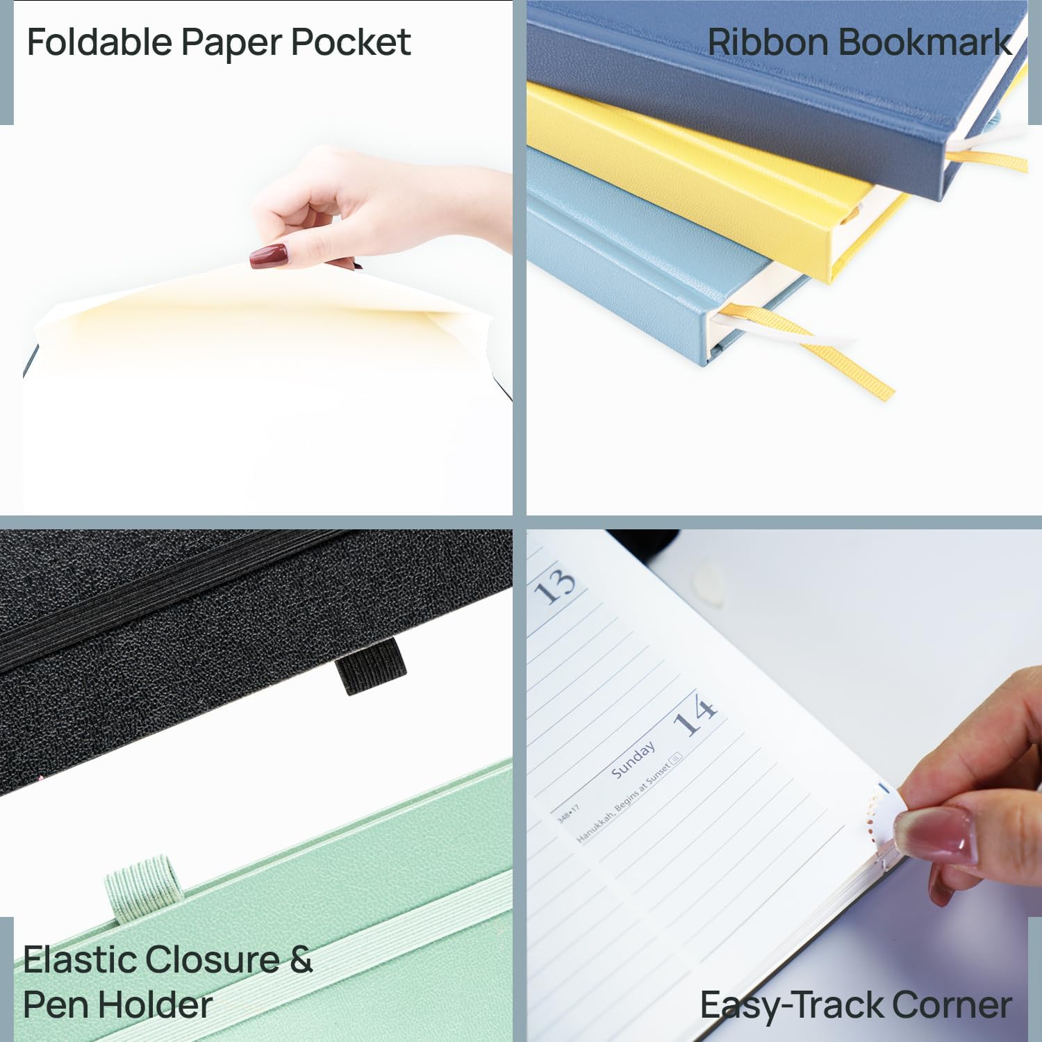 Detalle 2 de POPRUN Academic Planner, 8.5 x 10.5 inches