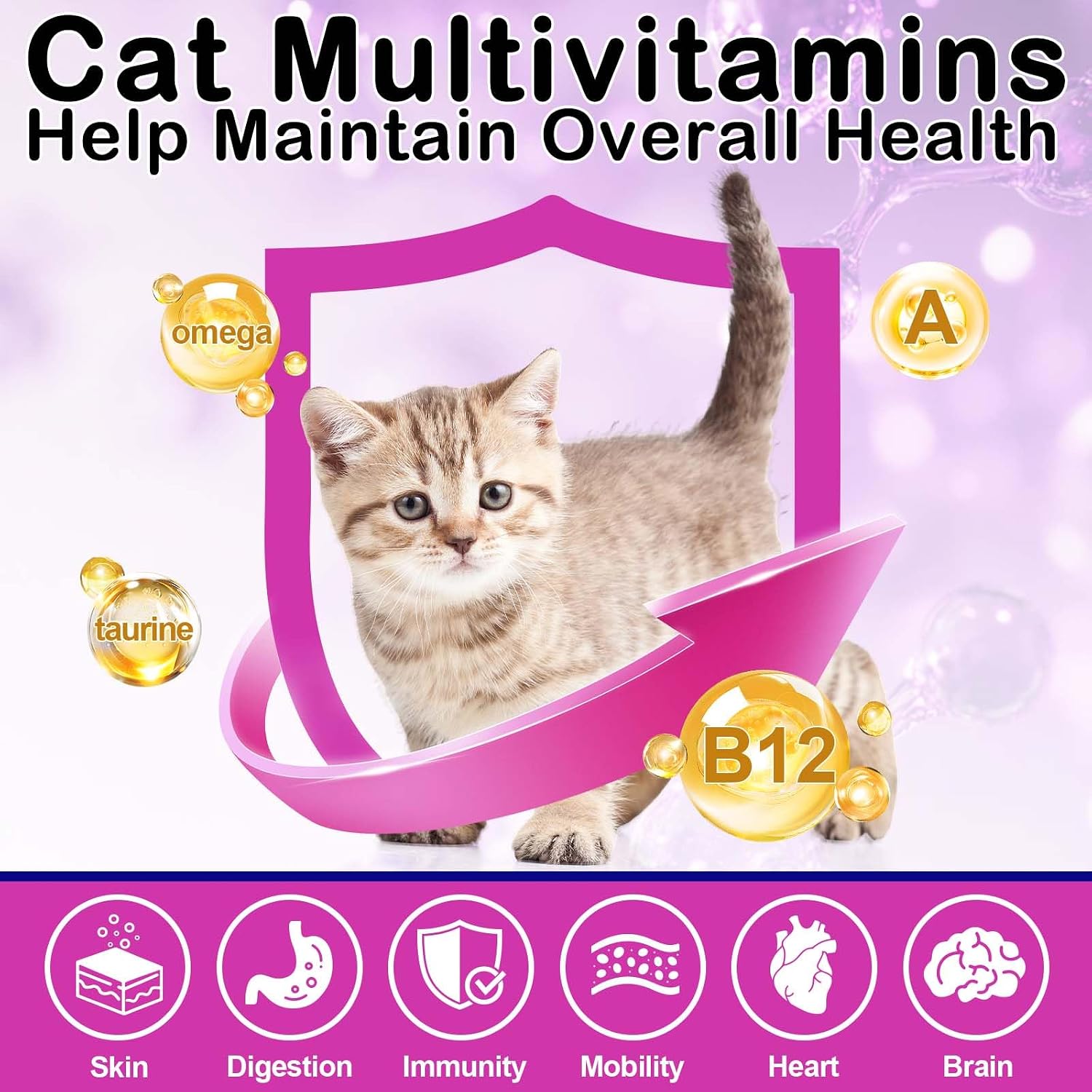 Detalle de Vitaminas Esenciales Diarias para Gatos 15 en 1