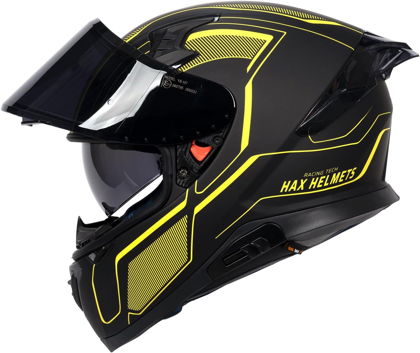 Detalle 2 de HAX Full-Face Motorcycle Helmet, Size L