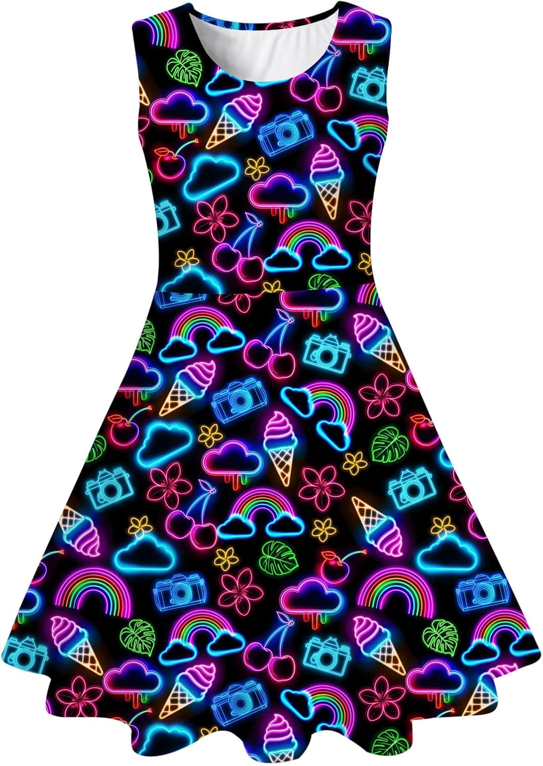 Thumbnail 6 de AIDEAONE Mädchenkleid Schmetterling A-Linie ärmellos (4–12 Jahre)
