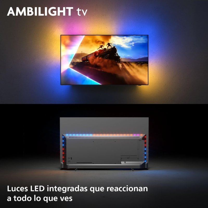 Detalle de Philips 48OLED770 OLED 48" 4K Ambilight Dolby Atmos Dolby Vision Alexa