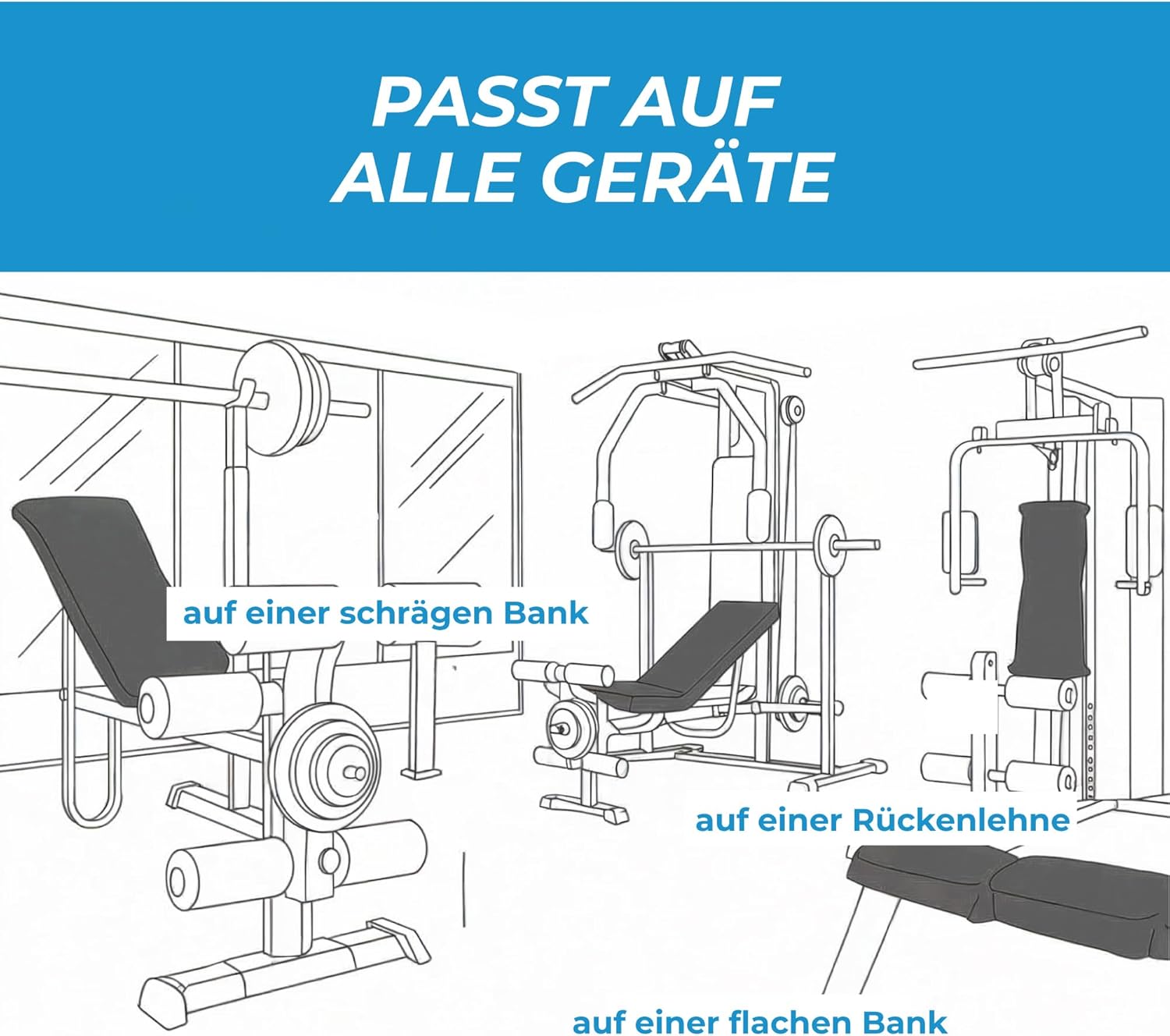 Thumbnail 6 de ZENACROSS Fitness Handtuch Mikrofaser 120x50
