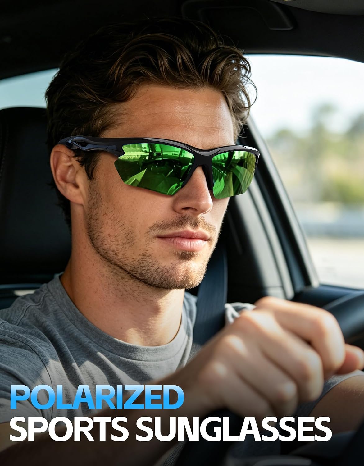Thumbnail 1 de BONDDI Polarised Sunglasses for Men and Women – Ultra Light, Unbreakable Frame with UV400 Protection