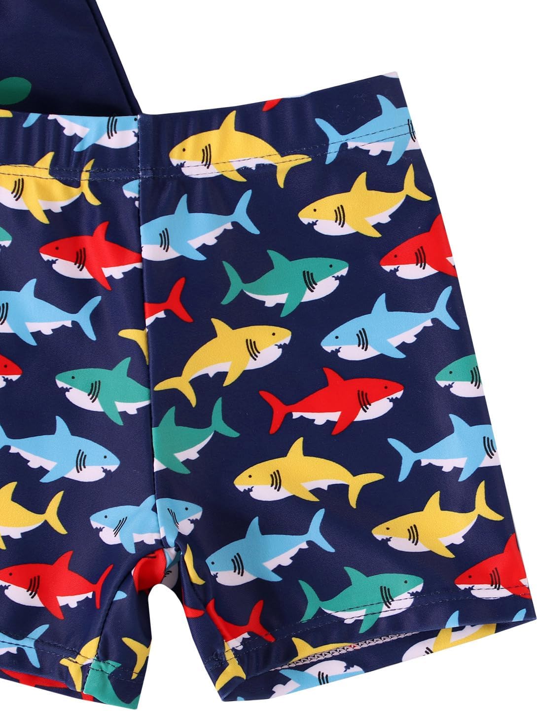 Detalle de WYTbaby Costume da bagno per bambini – set 3 pezzi, UV protection, a due pezzi con cappello, taglie da 3 mesi a 3 anni
