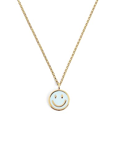 Detalle 2 de SINGULARU Collar Smiley Sky Enamel 💍