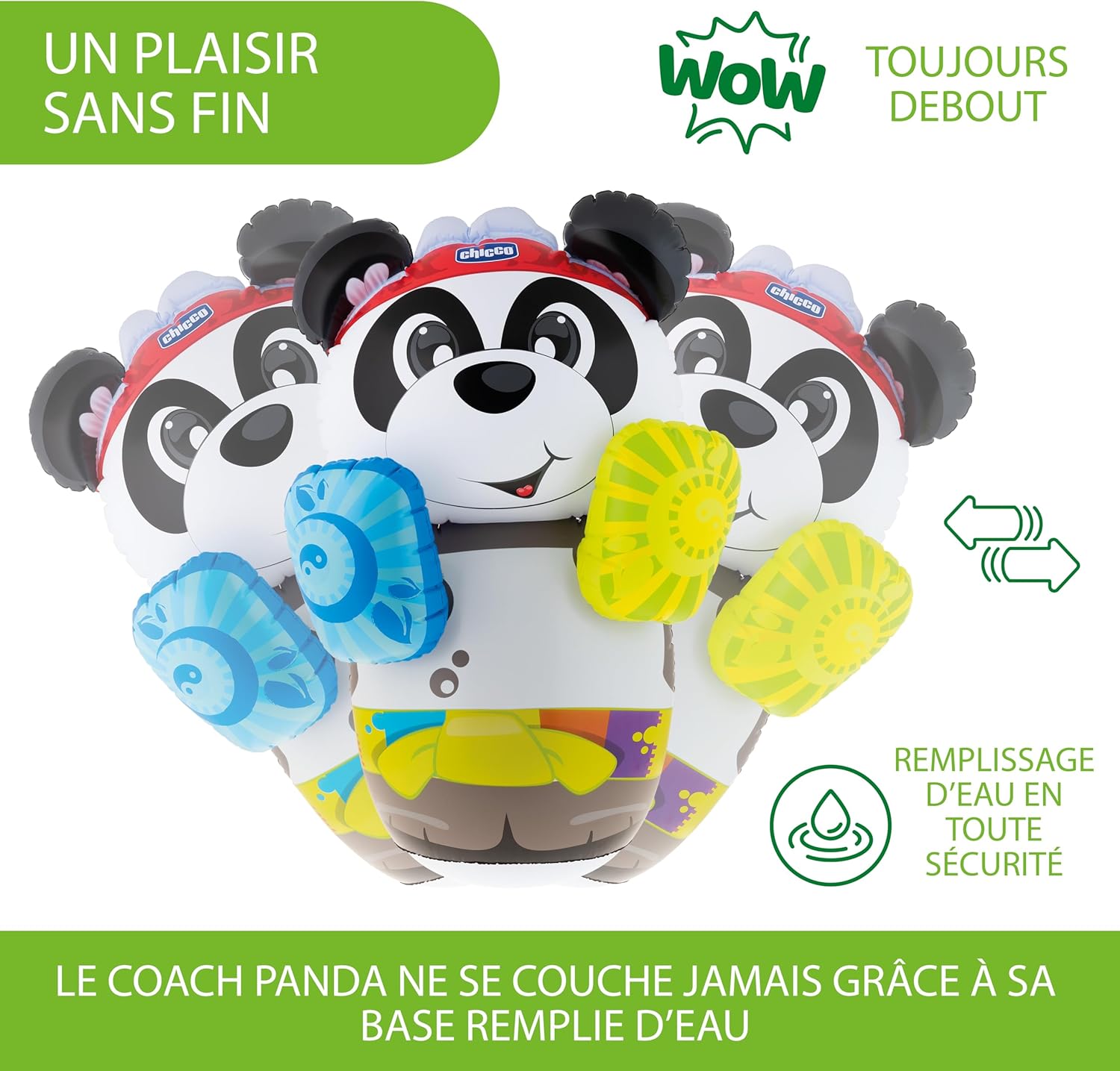 Thumbnail 4 de Chicco Panda Boxing Coach 🥊, Saco Inflable Divertido para Niños