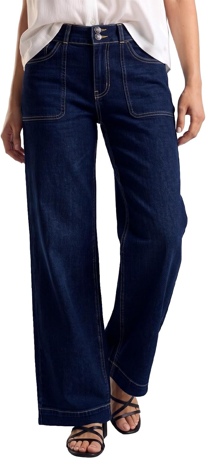 Detalle de Sidefeel Wide Leg High Waisted Jeans