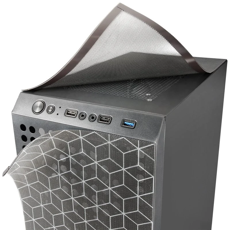 Detalle 1 de Mars Gaming MC-MAG Semitorre ATX con 3 ventiladores FRGB
