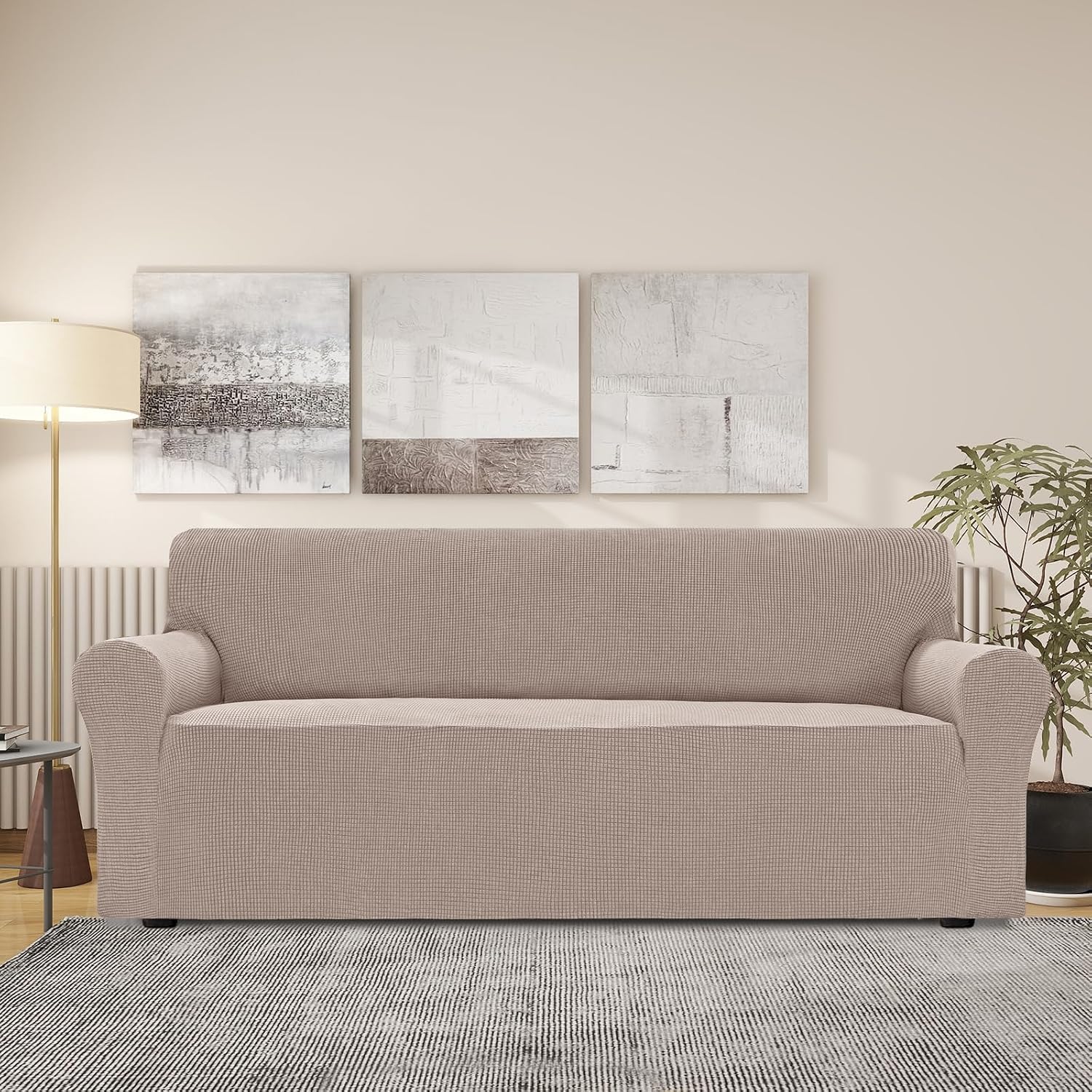 Thumbnail 1 de BellaHills Funda Sofa 3 Plazas Ajustable 🛋️ Protección para Mascotas