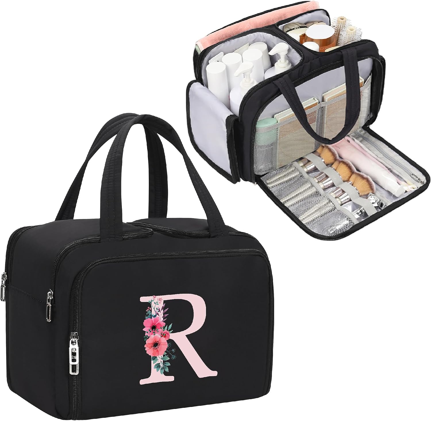Detalle de Travel Makeup Bag with Taslan Fabric