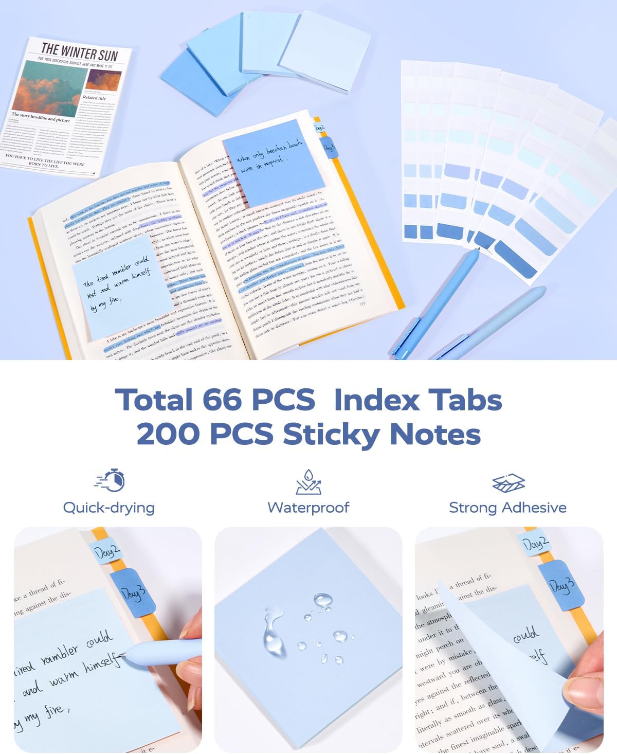 Detalle de Four Candies Aesthetic School Supplies: All-in-One Back-to-School Set
