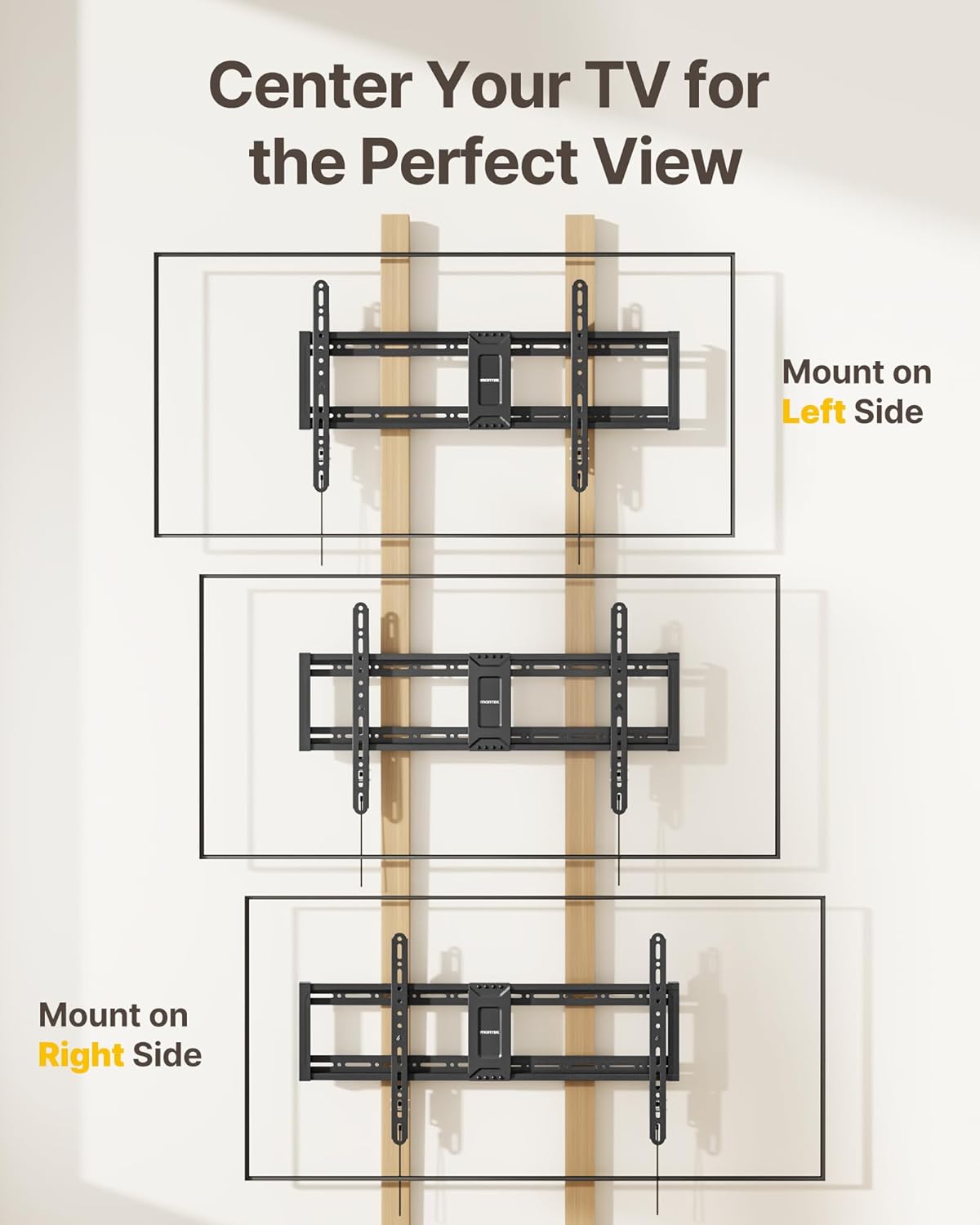 Thumbnail 4 de monTEK Heavy Duty TV Wall Mount 200 lbs