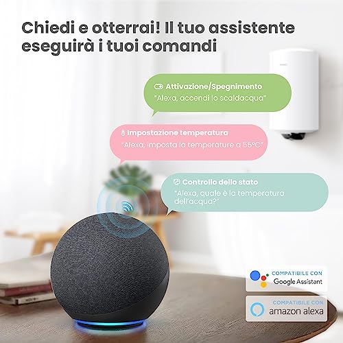 Detalle de COMFEE Scaldabagno Elettrico 80 L Murale ad accumulo compatto WiFi Connect