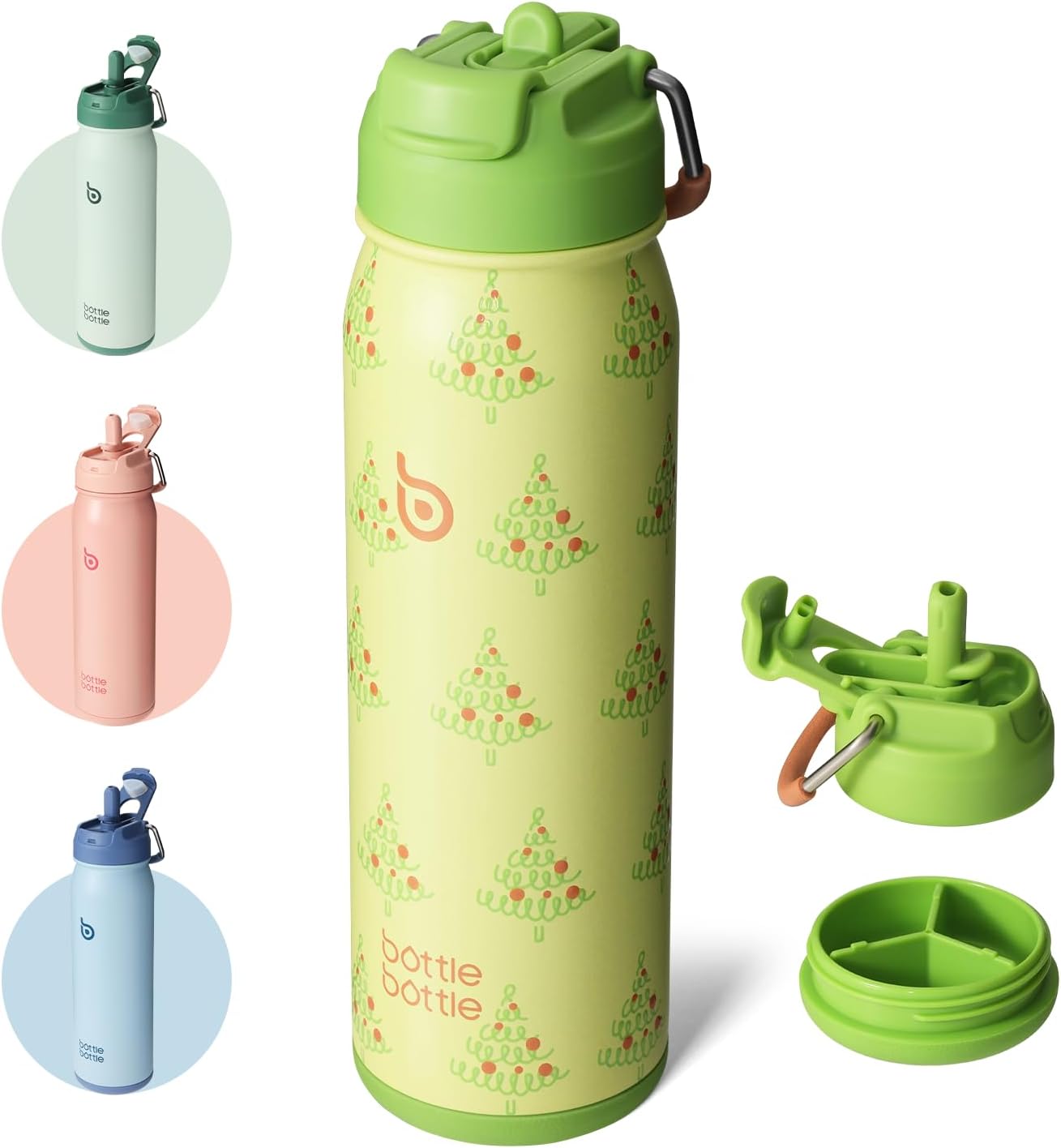 Detalle de BOTTLE BOTTLE 24 oz stainless steel sports water bottle 🚰