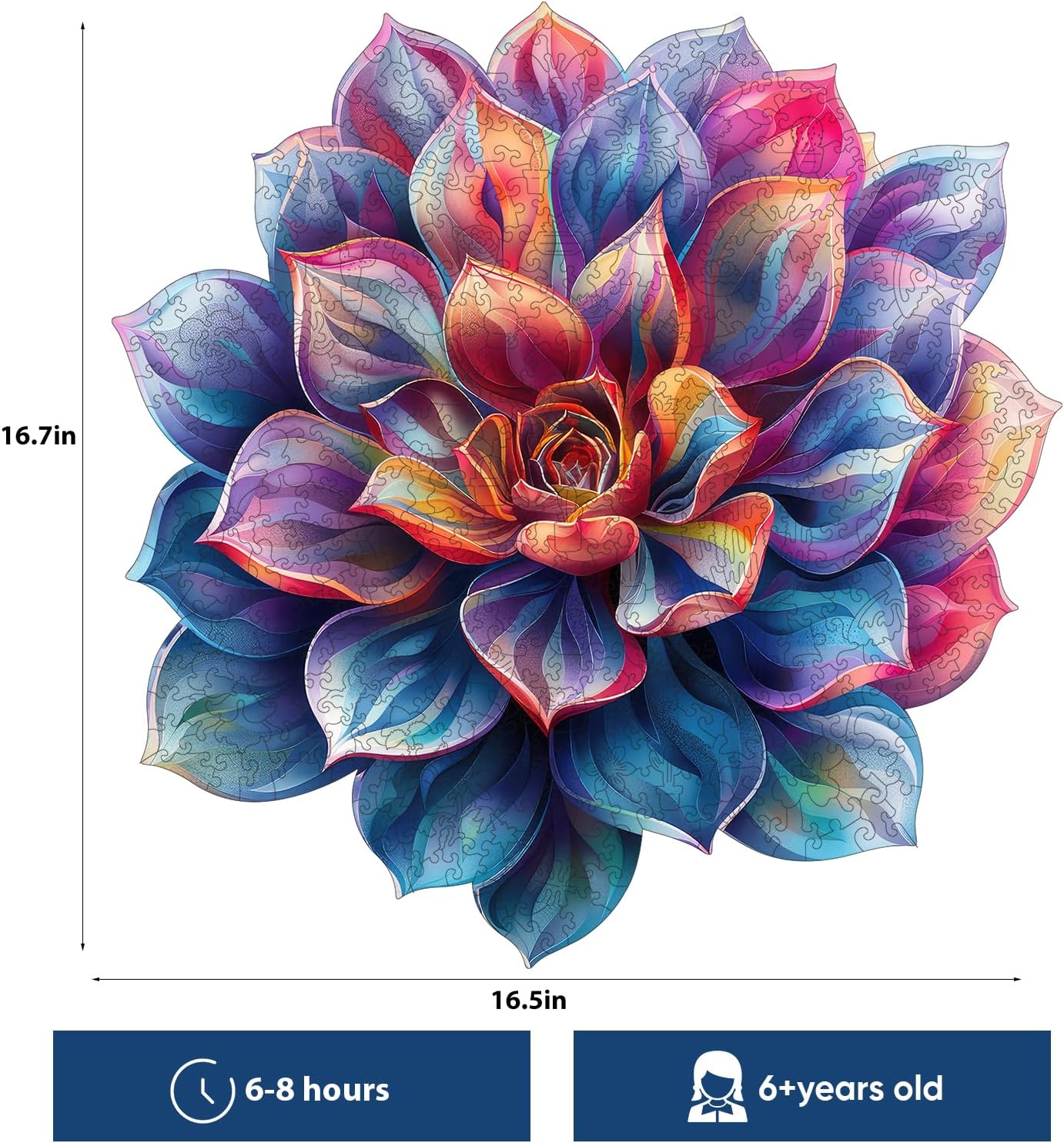 Detalle 2 de MYS A·U·R Wooden Puzzle, 500 Pieces