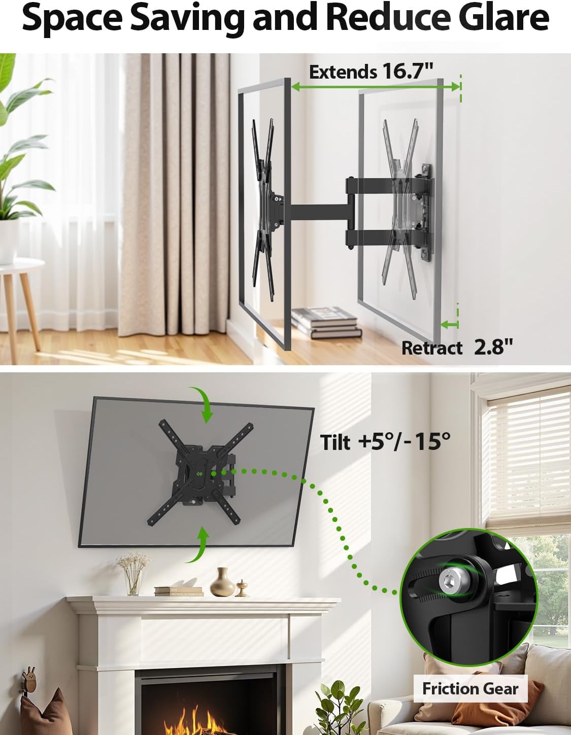 Thumbnail 1 de USX MOUNT XMM006-1 Full Motion TV Mount 65"