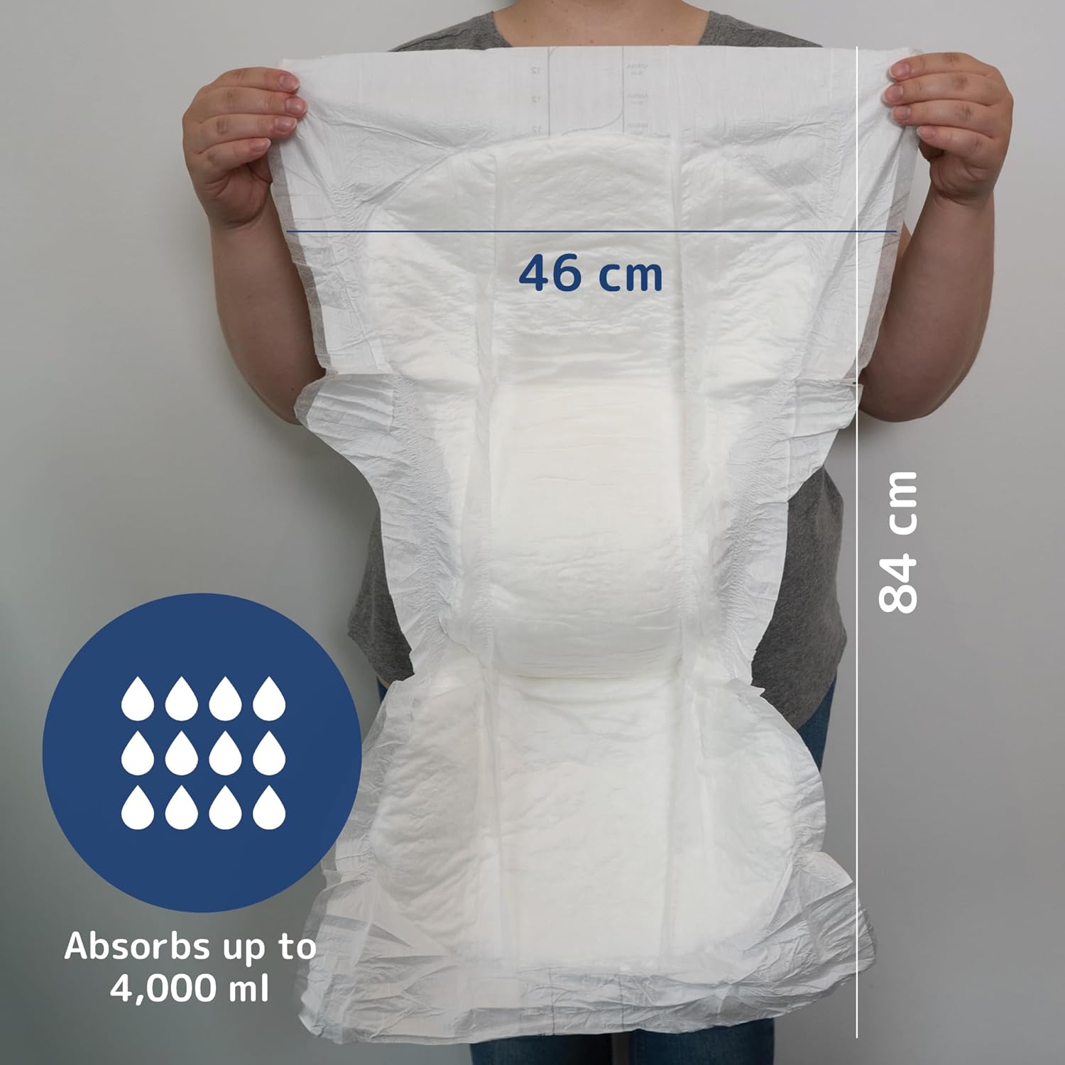 Detalle de ABENA San 12 4000ml Absorbency Premium Incontinence Pads for Men & Women