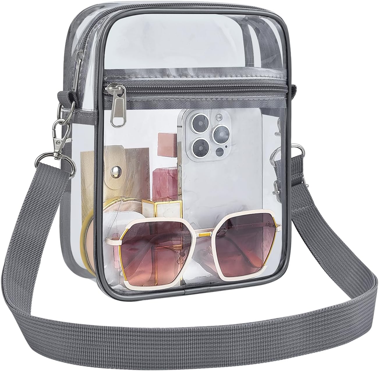 Detalle de USPECLARE Clear Crossbody Bag, PVC
