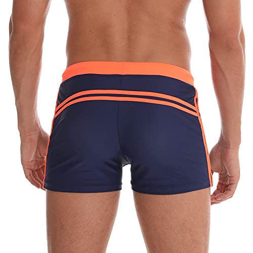 Thumbnail 1 de Arcweg Maillot de Bain Homme Boxer avec Doublure et Cordon de Serrage Réglable – Bleu Marine (EU L)