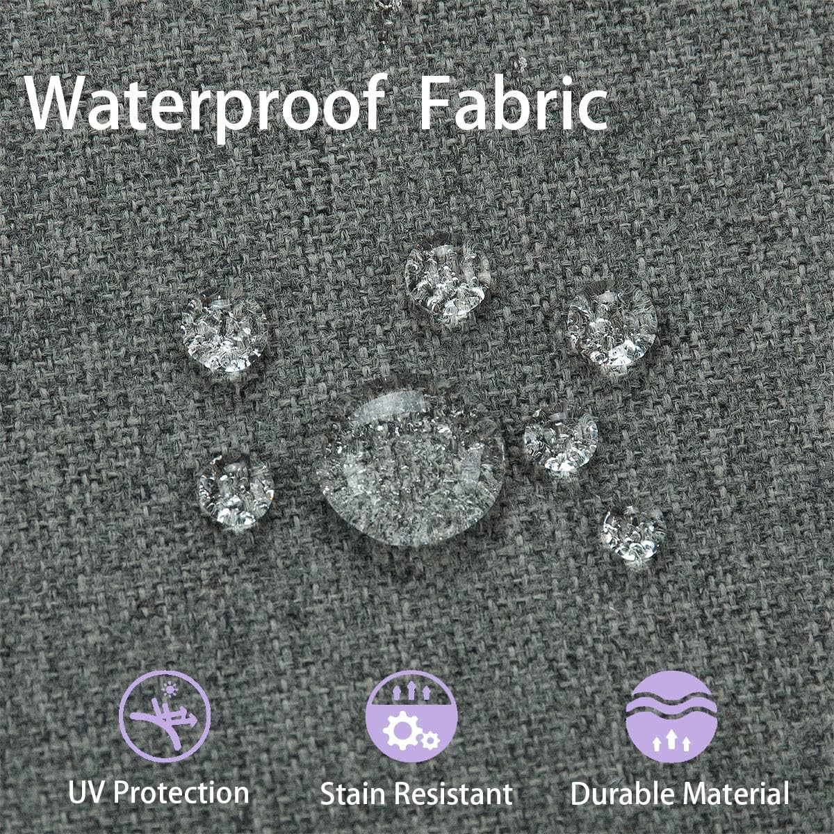 Thumbnail 6 de Outdoor Bench Cushion Cover 54 x 18 x 3 Inches