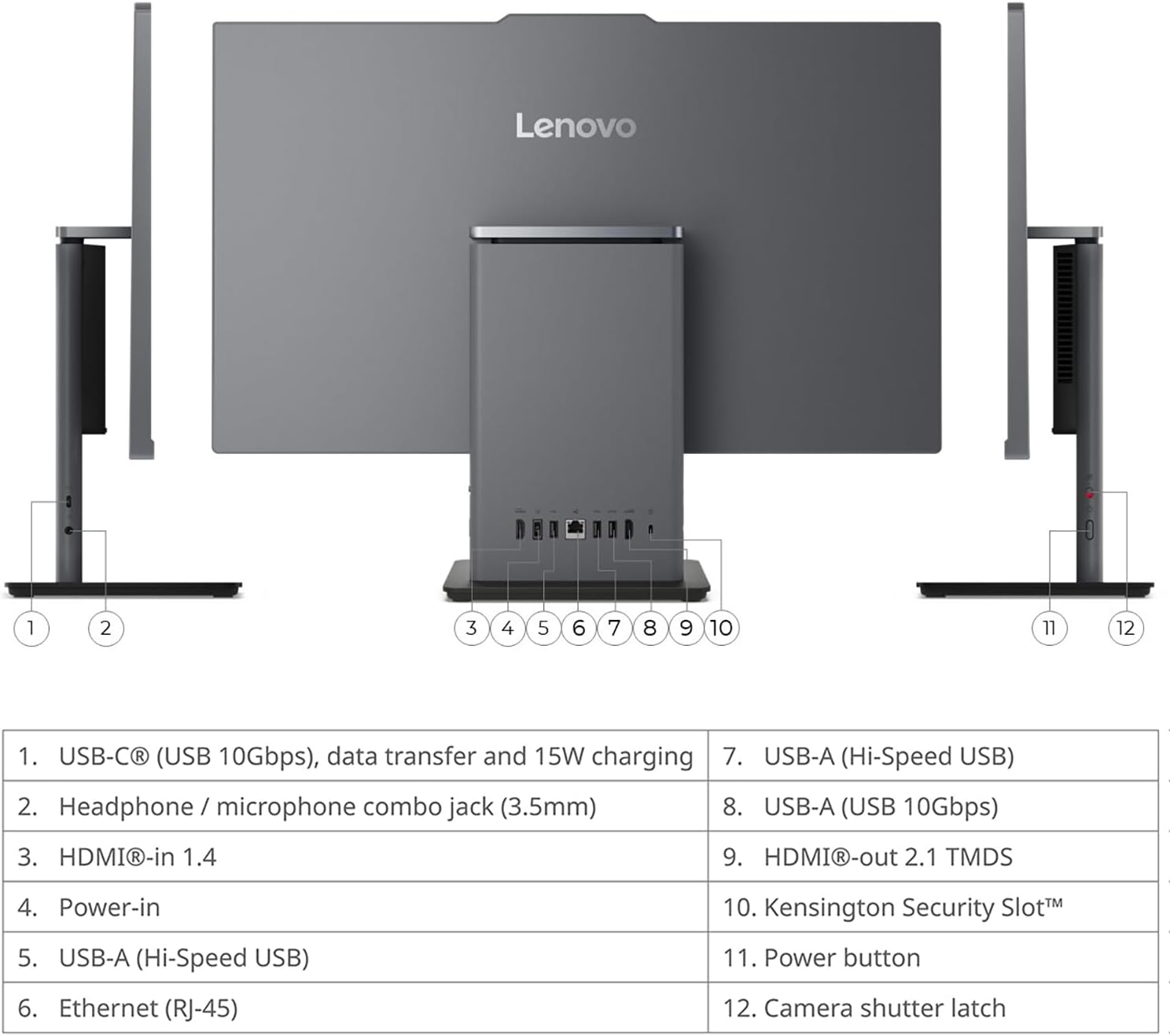 Thumbnail 6 de Lenovo all-in-one desktop ThinkCentre neo 50a Gen 6