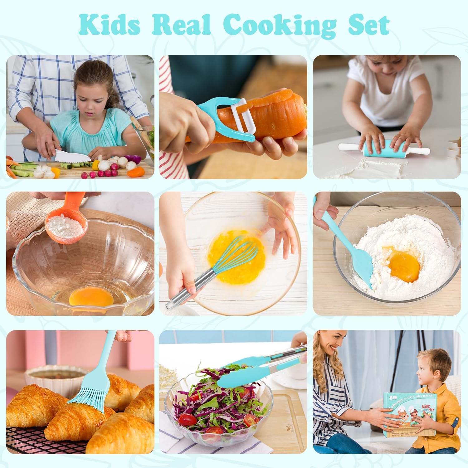 Thumbnail 4 de Kids Cooking Sets Real Baking Set 1