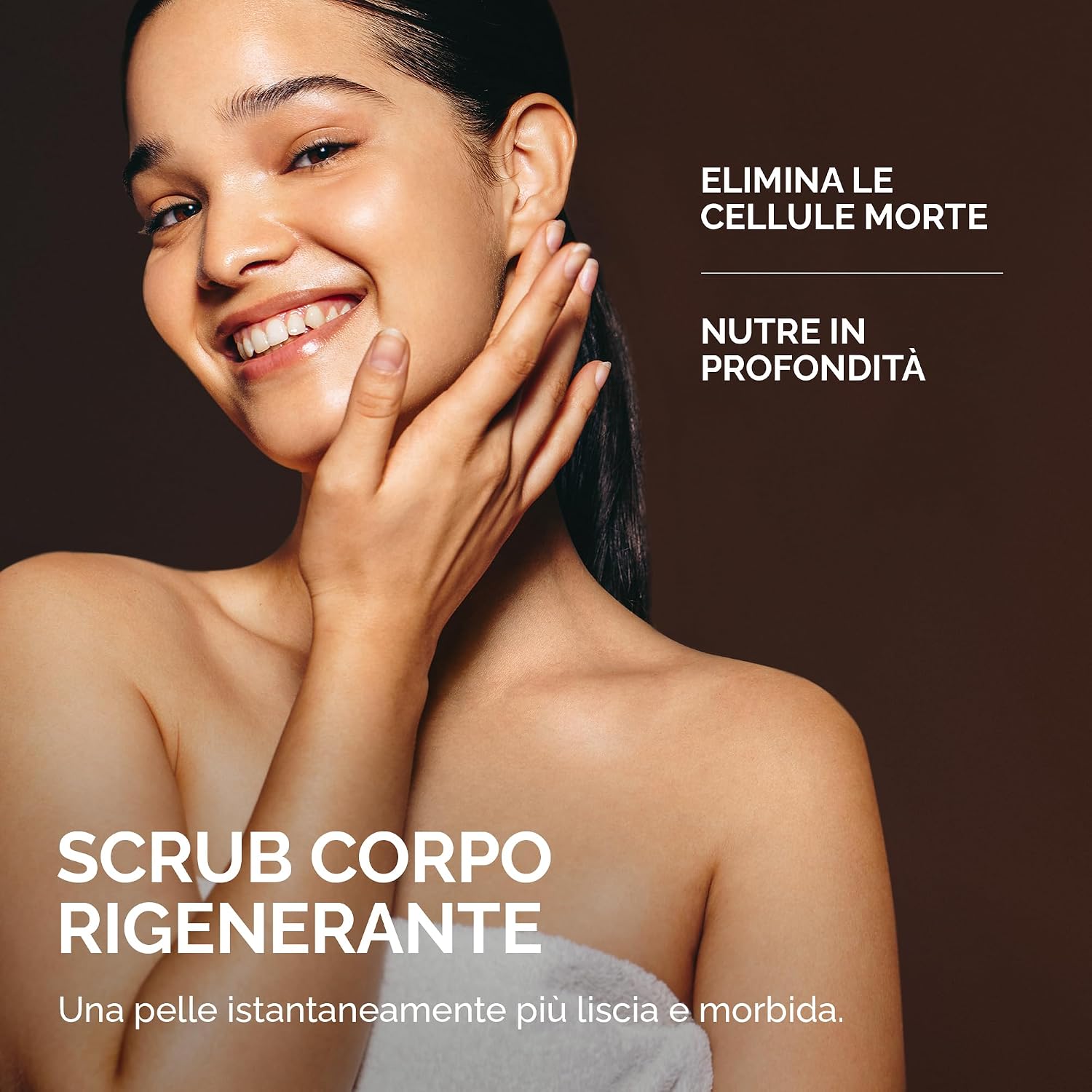 Detalle de Pranaturals Scrub Corpo Rivitalizzante ai Sali del Mar Morto 500g – Mango e Kiwi
