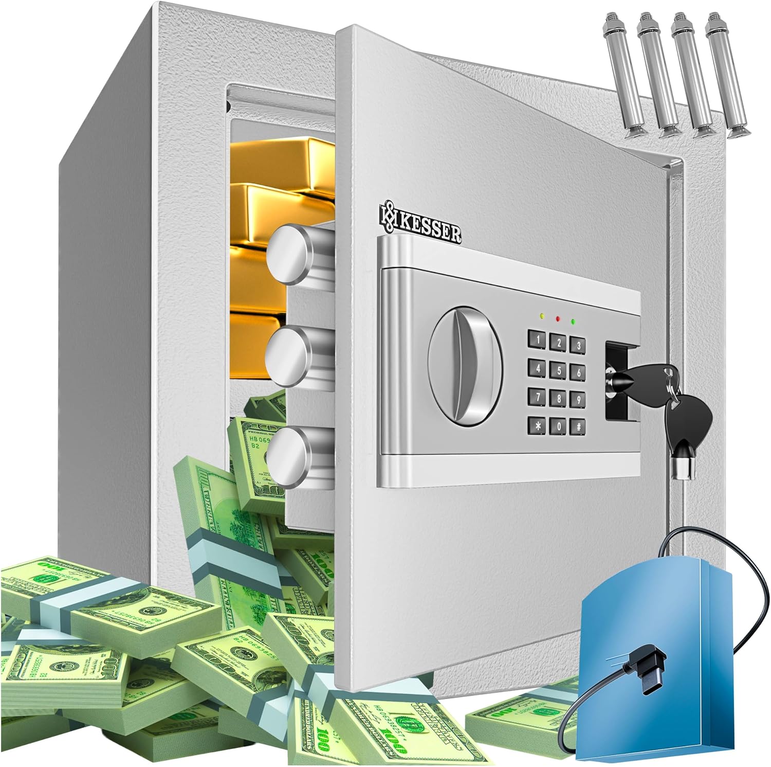 Thumbnail 6 de KESSER Elektronischer Tresor 31x20x20cm