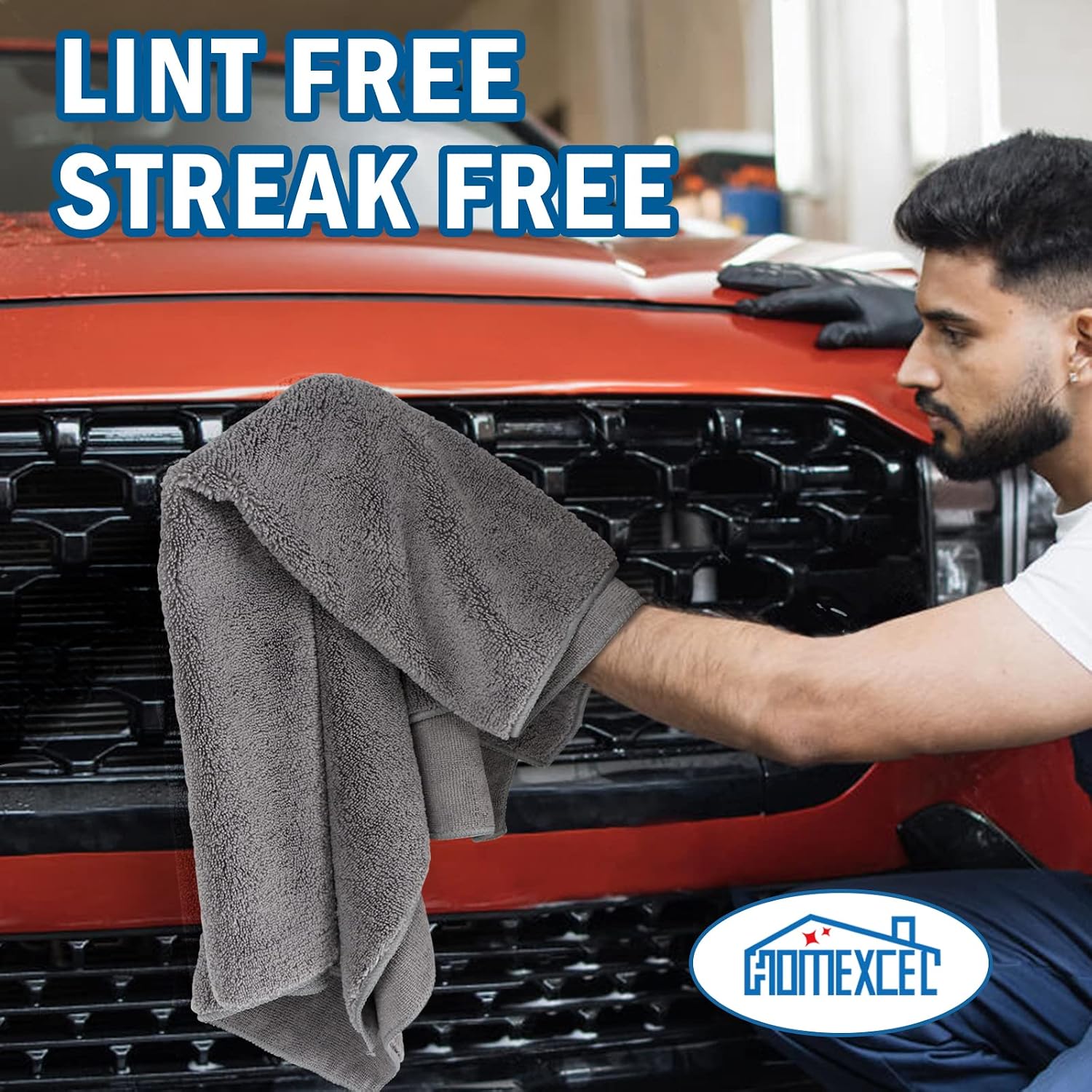 Thumbnail 6 de HOMEXCEL Microfiber Car Drying Towels 31x24