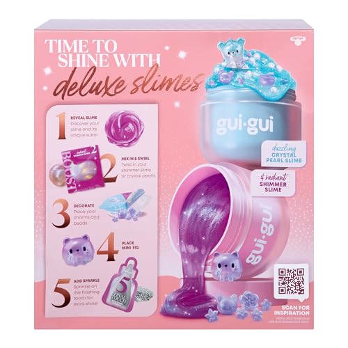 Thumbnail 7 de Gui Gui Slime Kit Shimmer Deluxe 2-Pack: Iridescent Slimes