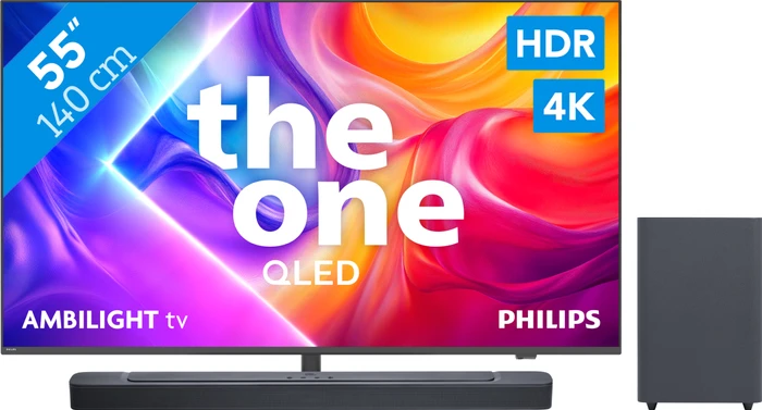 Thumbnail 23 de Philips PUS9000 55 Zoll QLED 4K mit JBL Bar 2.1
