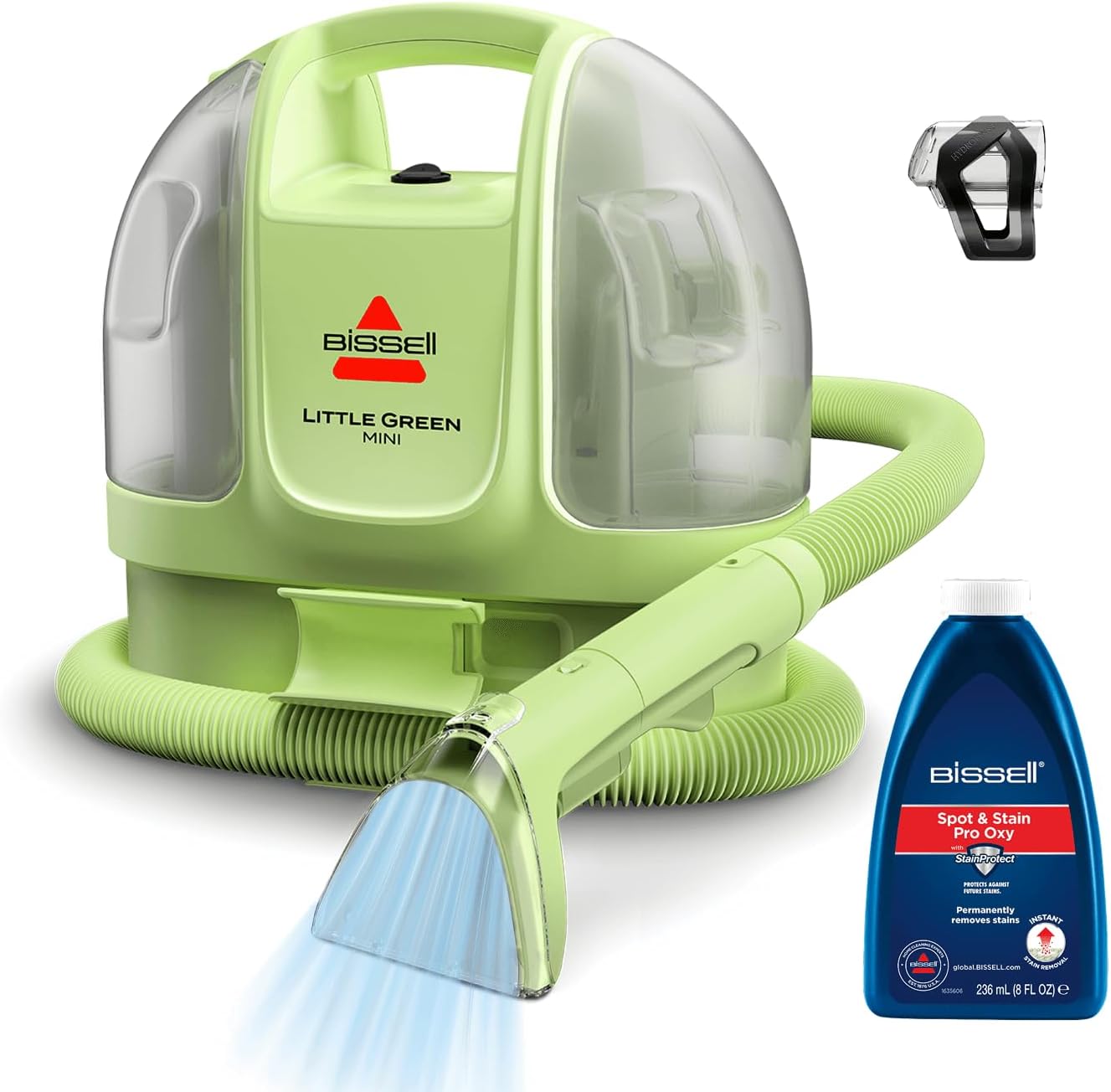 Detalle de BISSELL Little Green Mini – Détacheur portable performant et léger pour tapis, tissus et escaliers (41492)
