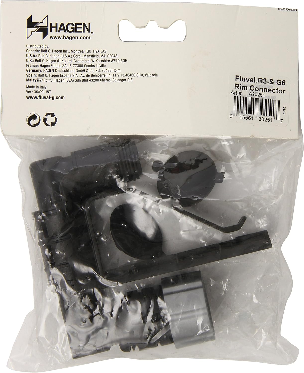 Detalle 2 de Fluval Ersatz Rahmenbefestigung für Filterschläuche mit Saugnäpfen – G3 & G6 Außenfilter
