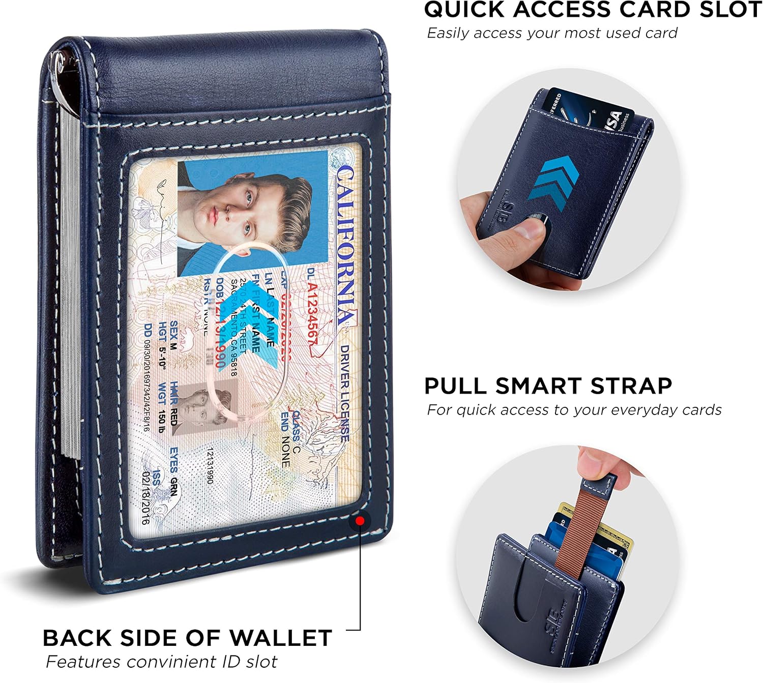 Detalle 2 de SERMAN BRANDS RFID Blocking Slim Bifold Wallet
