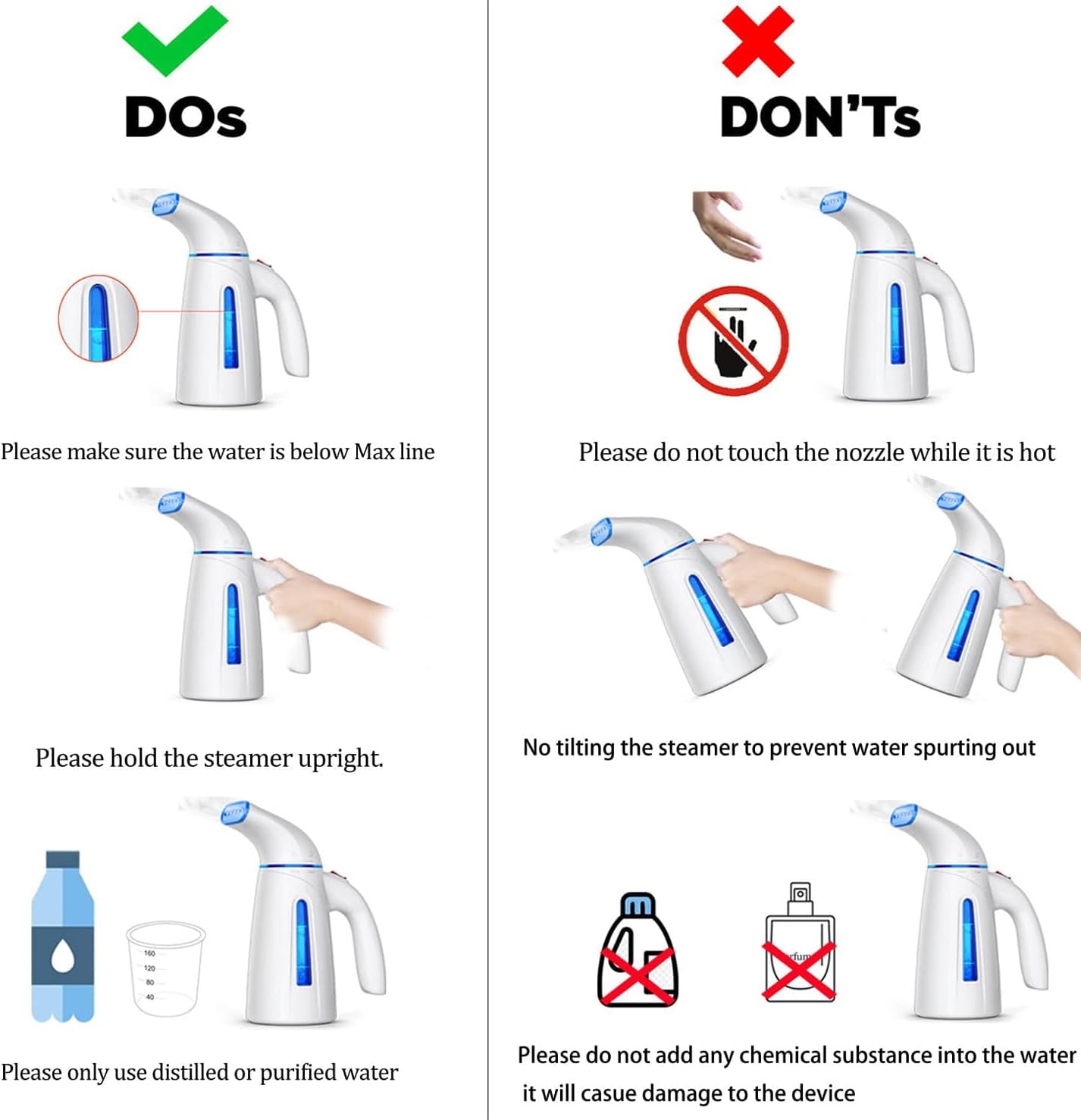 Thumbnail 6 de OGHom Handheld Steamer 240ml