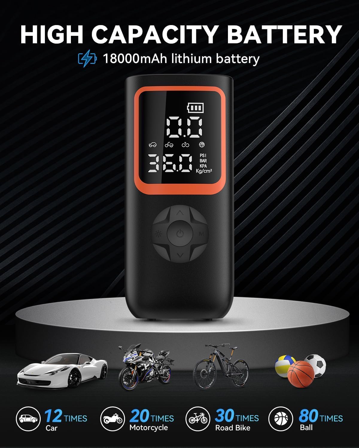 Thumbnail 2 de Compresor Aire Portátil 6000mAh 150 PSI