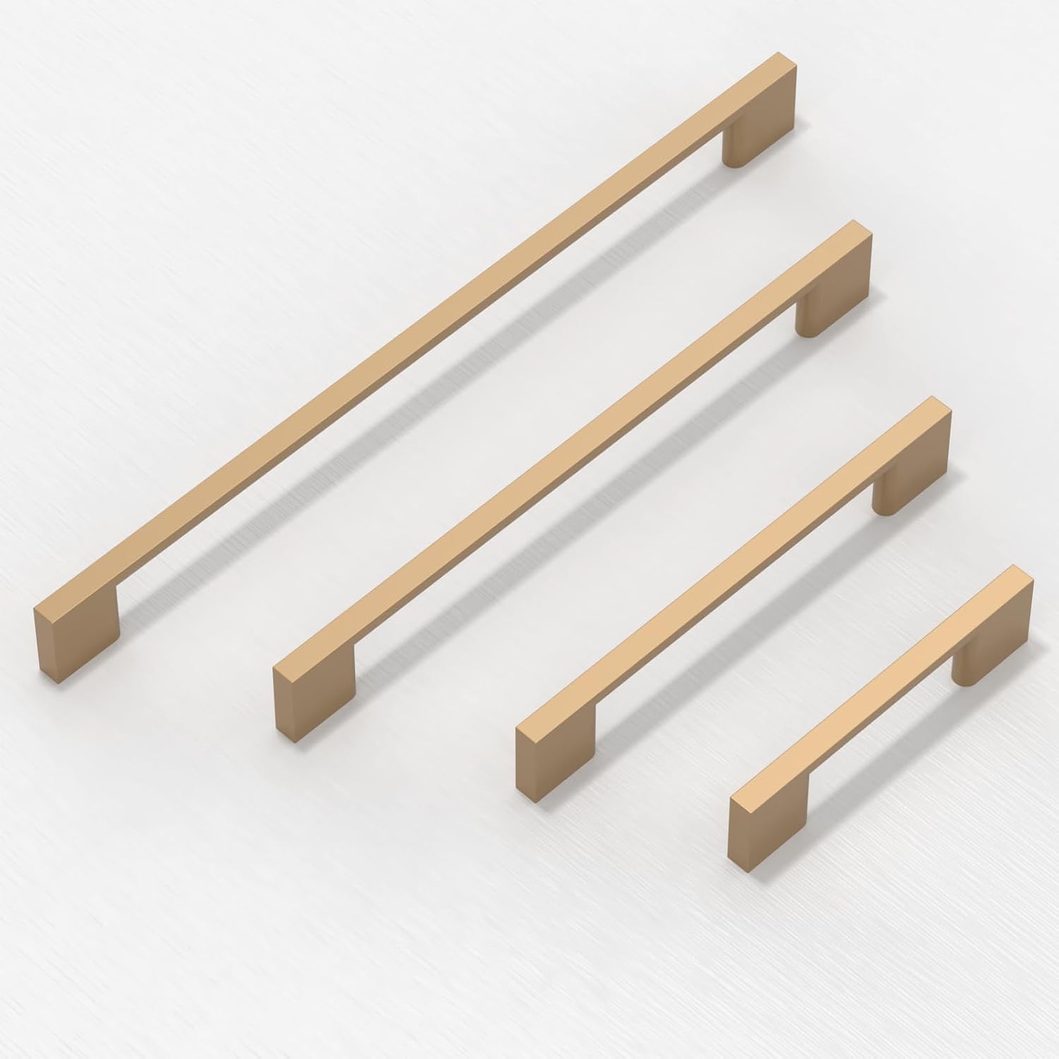 Detalle de Talentedeco 6-Pack Champagne Bronze Cabinet Pulls, 12.6-Inch Centre Spacing