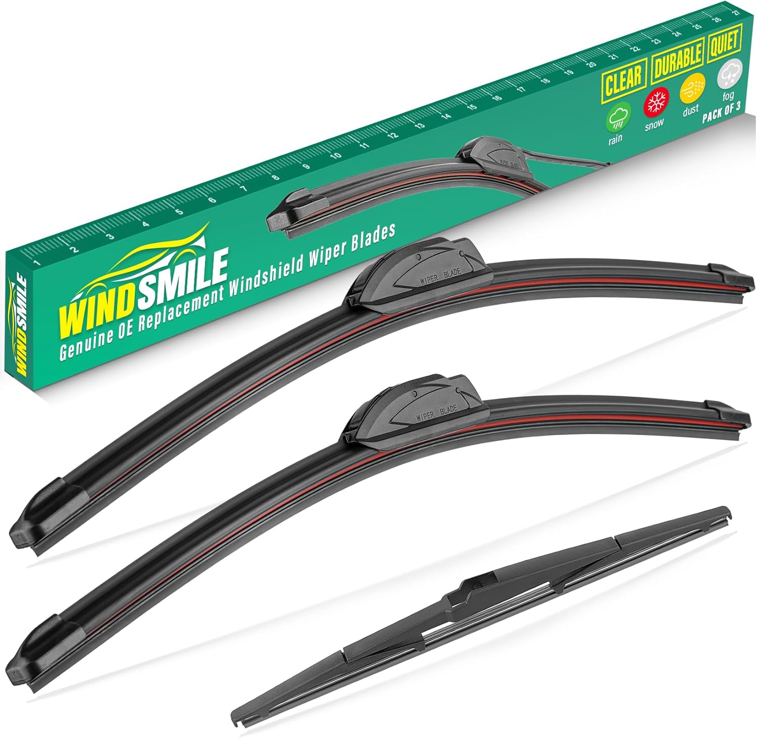 Detalle de Front and Rear Wiper Blade Set 28/20/16 in