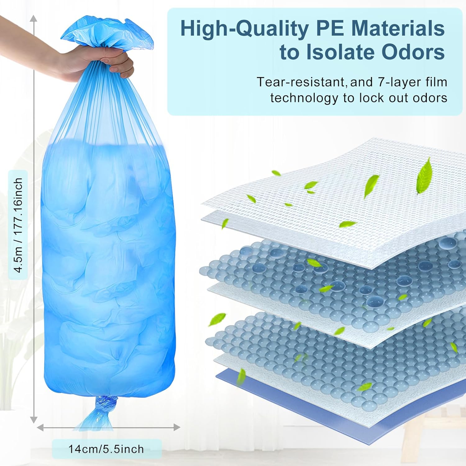 Detalle 2 de vacvad 4.5m Nappy Bin Refills 12-pack