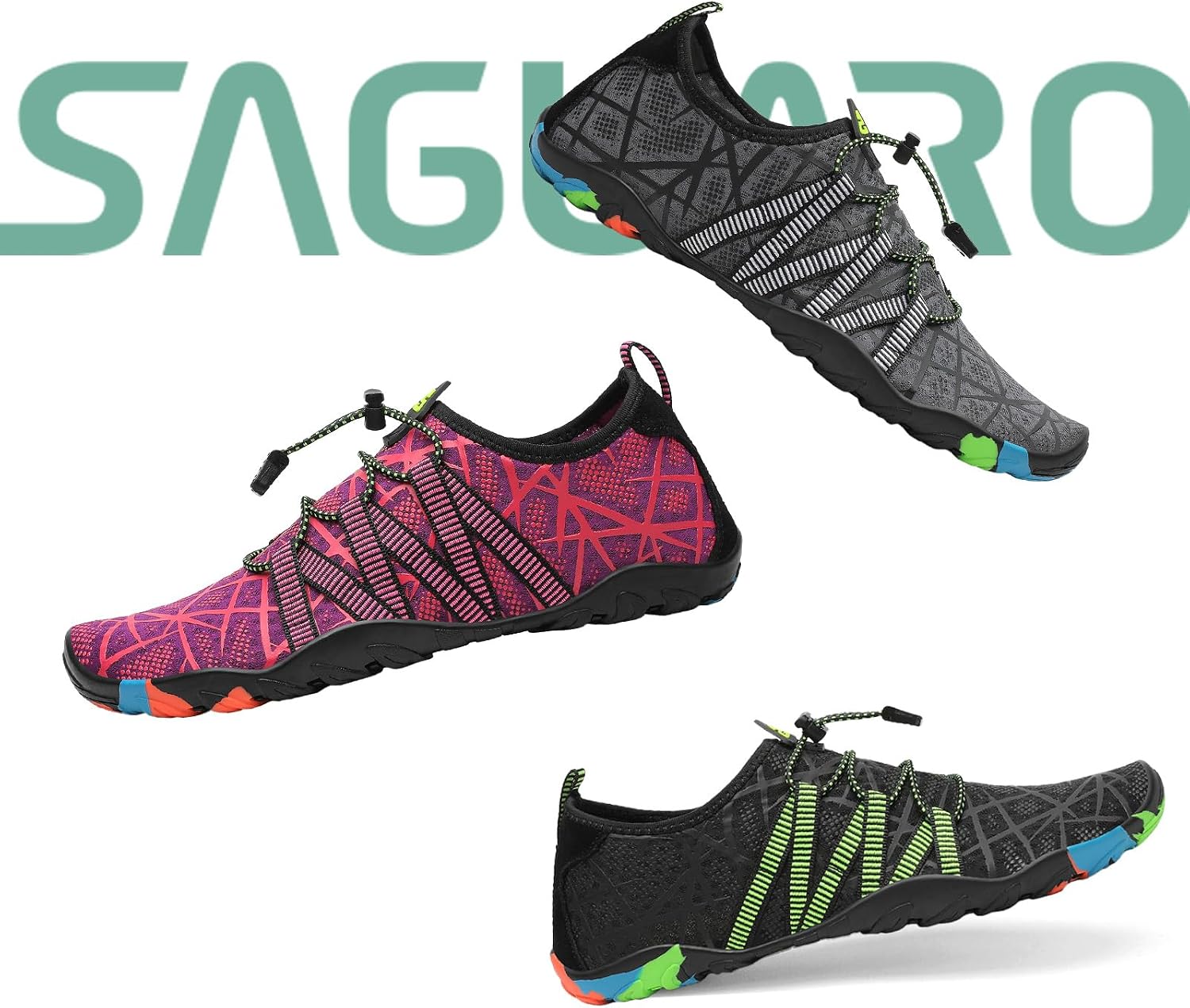 Thumbnail 6 de Saguaro Wasserschuhe für Herren – rutschfest, schnelltrocknend, ideal für Wassersport