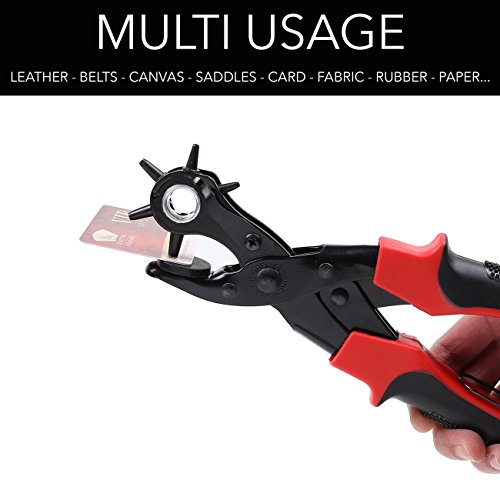 Detalle de Pince Perforatrice Cuir - Pince Revolver Takit 6 Tailles