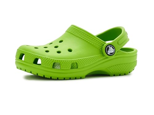 Detalle de Crocs zuecos clásicos Verdes para niño – talla 7 UK (7 UK Child) de Crocs